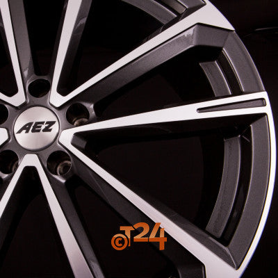 AEZ Velgen - ARUBA DARK - Gunmetal Glanzend Frontpoliert - 18 inch