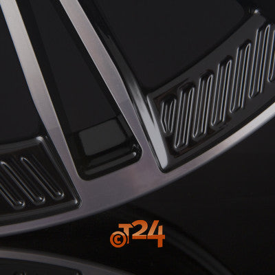 AEZ Velgen - ALASKA DARK - Schwarz Glanzend Frontpoliert - 20 inch
