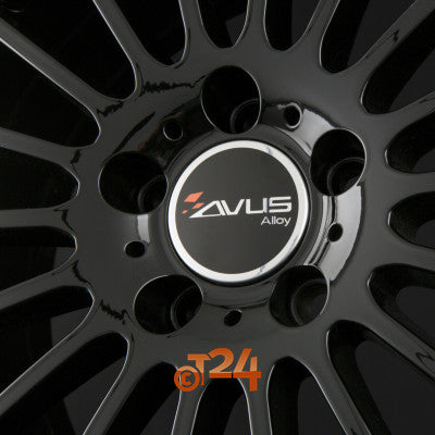 AVUS Racing Velgen - AC-M03 Black Red Line - 19 inch