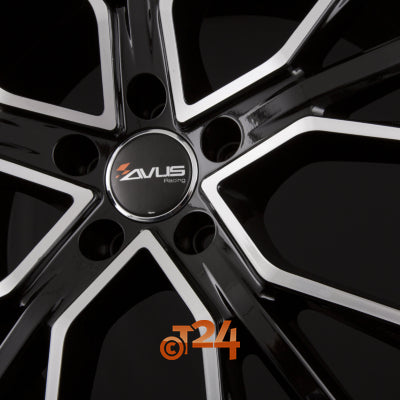 AVUS Racing Velgen - AF18 Black Polished - 20 inch