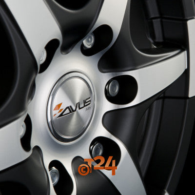 AVUS Racing Velgen - GRIZZLY Matt Black Polished - 17 inch