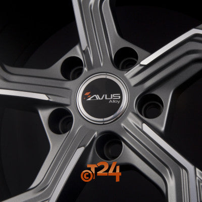 AVUS Racing Velgen - AF20 Matt Anthracite Polished - 18 inch
