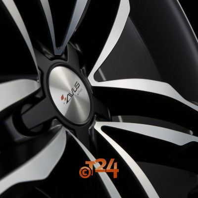 AVUS Racing Velgen - AF6 Matt Black Polished - 19 inch