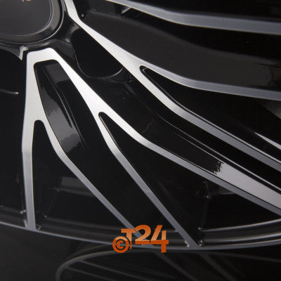 AVUS Racing Velgen - AC-M08 Black Polished - 20 inch