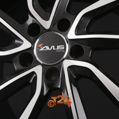 AVUS Racing Velgen - AC-518 Black Polished - 18 inch