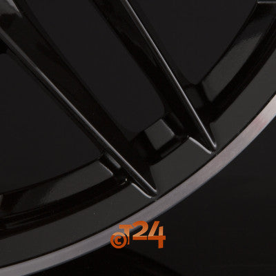 AVUS Racing Velgen - AF19 Black Polished - 18 inch