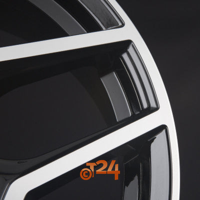 AVUS Racing Velgen - AC-519 Black Polished - 18 inch