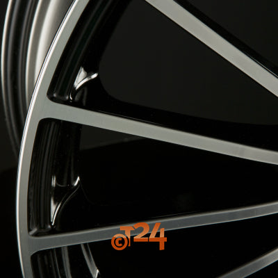 AVUS Racing Velgen - AC-M03 Black Polished - 16 inch