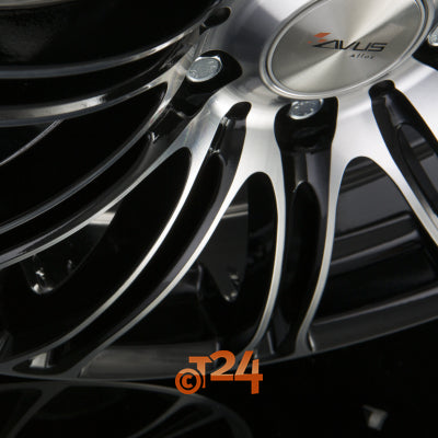 AVUS Racing Velgen - AC-MB1 Black Polished - 18 inch