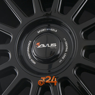 AVUS Racing Velgen - AC-M09 Black - 18 inch