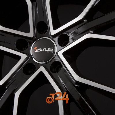 AVUS Racing Velgen - AF18 Black Polished - 18 inch