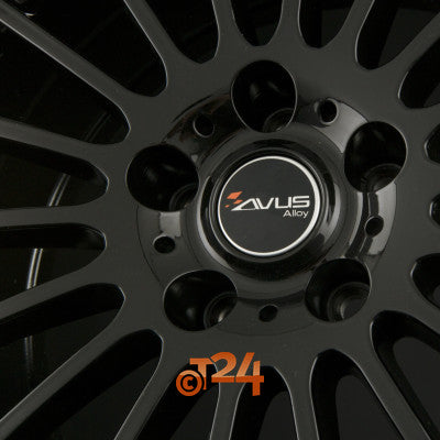 AVUS Racing Velgen - AC-M03 Black Polished Lip - 17 inch
