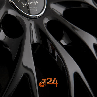 BARRACUDA Velgen - VOLTEC T6 Highgloss Black Inox Lip - 17 inch