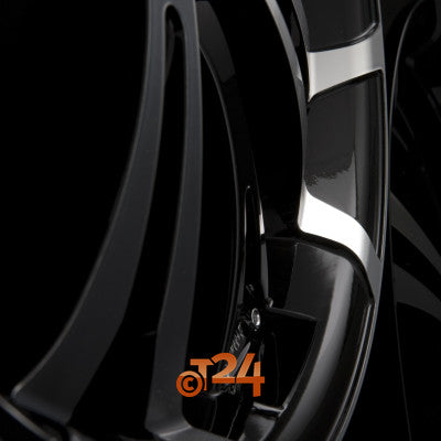 BARRACUDA Velgen - TZUNAMEE Matt Black Polished - 17 inch