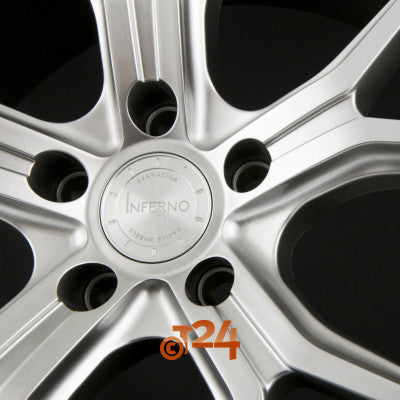 BARRACUDA Velgen - INFERNO Silver - 19 inch