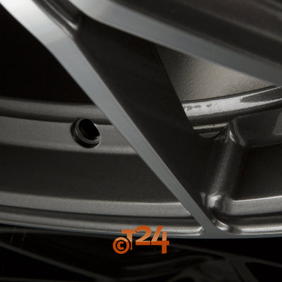 BARRACUDA Velgen - INFERNO Highgloss Gunmetal Polished - 20 inch
