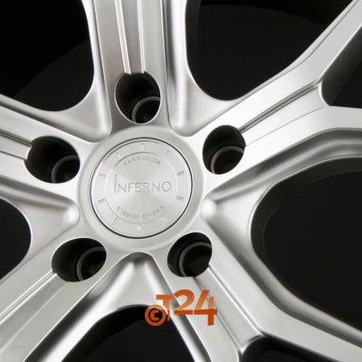 BARRACUDA Velgen - INFERNO Silver - 20 inch