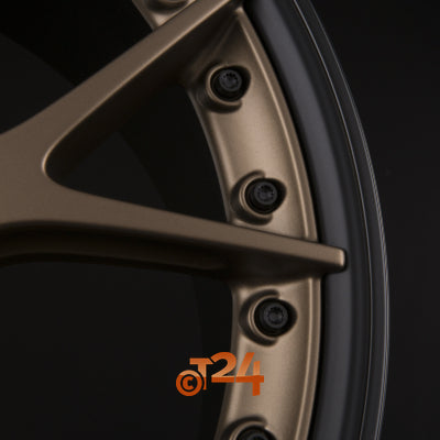 BBS Velgen - CH-RII Wielnaaf Bronze Matt - Velgbed Schwarz met AFS - 22 inch