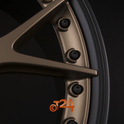BBS Velgen - CH-RII Wielnaaf Bronze Matt - Velgbed Schwarz met AFS - 21 inch
