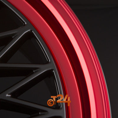 BORBET Velgen - B Black Rim Red - 18 inch