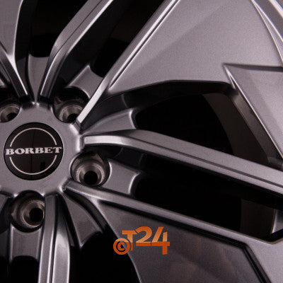 BORBET Velgen - TX Metal Grey Glossy - 20 inch