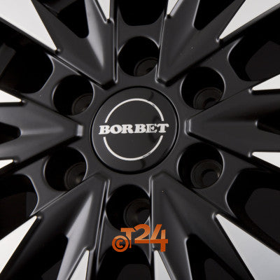 BORBET Velgen - CW6 Black Polished Matt - 16 inch