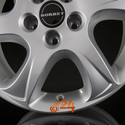 BORBET Velgen - TC Brilliant Silver - 15 inch