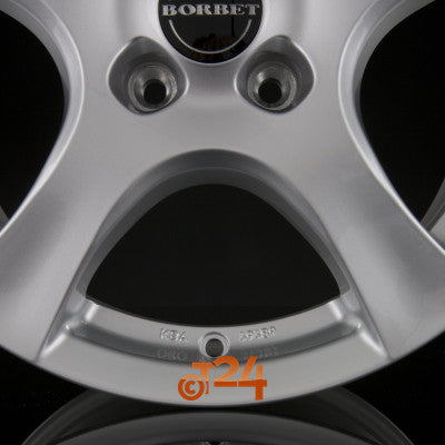 BORBET Velgen - F Brilliant Silver - 15 inch