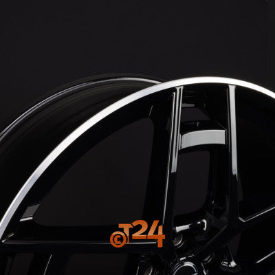 BORBET Velgen - TF Black Rim Polished Glossy - 24 inch