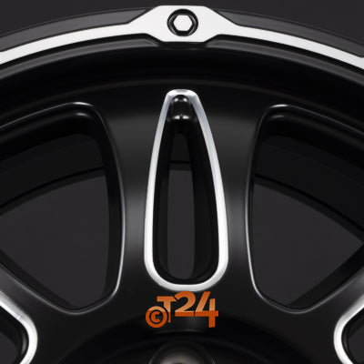 BORBET Velgen - CW8 Black Rim Window Polished Matt - 18 inch