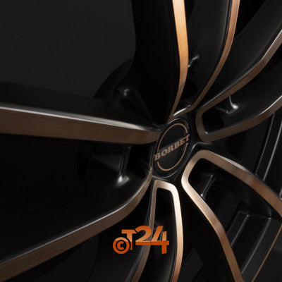 BORBET Velgen - W Black Copper Polished Matt - 20 inch