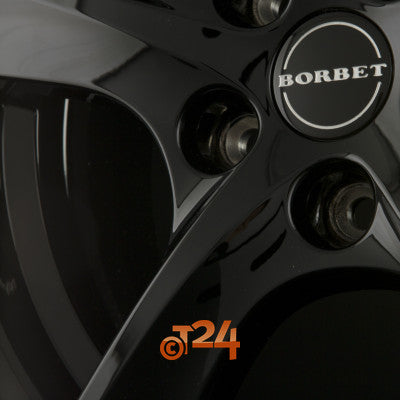 BORBET Velgen - TL Black Glossy - 15 inch
