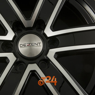 DEZENT Velgen - TJ DARK - Black Polished Front - 16 inch