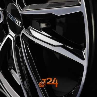 DEZENT Velgen - KF DARK - Schwarz Frontpoliert - 18 inch