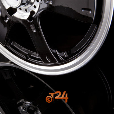DOTZ Velgen - CRUNCH Matt BLack / Polished Lip - 16 inch