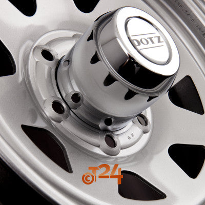 DOTZ Velgen - DAKAR - Ohne Zubehor Zilver - Offroad Stalen Velg - 16 inch