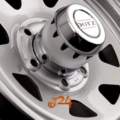 DOTZ Velgen - DAKAR - Ohne Zubehor Zilver - Offroad Stalen Velg - 17 inch