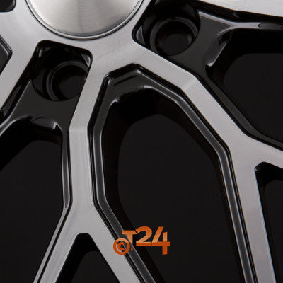 DOTZ Velgen - SUZUKA DARK - Schwarz Frontpoliert - 18 inch