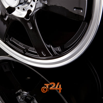 DOTZ Velgen - CRUNCH Matt BLack / Polished Lip - 17 inch