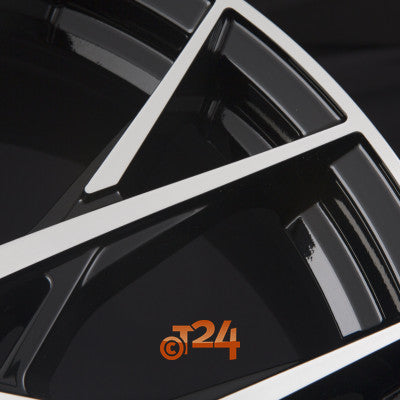 DOTZ Velgen - FUJI DARK - Schwarz Frontpoliert - 18 inch