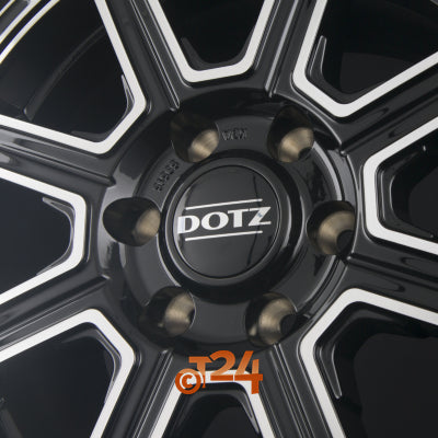DOTZ Velgen - KALAHARI DARK - Schwarz Poliert - 18 inch