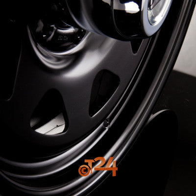 DOTZ Velgen - DAKAR - Ohne Zubehor DARK Schwarz Glanzend - Offroad Stalen Velg - 16 inch