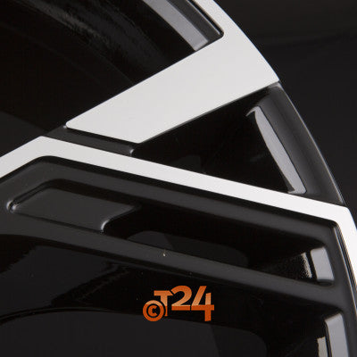 FONDMETAL Velgen - ATENA Glossy Black Machined - 22 inch