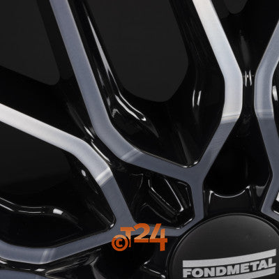 FONDMETAL Velgen - CRATOS Glossy Black Machined - 22 inch