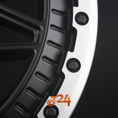 FONDMETAL Velgen - BLUSTER Matt Black Machined Lip - 18 inch