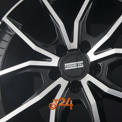 FONDMETAL Velgen - ELATHA Glossy Black Machined - 21 inch