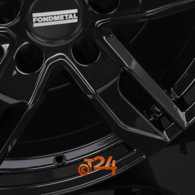 FONDMETAL Velgen - HEXIS Glossy Black - 18 inch