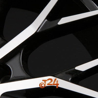 FONDMETAL Velgen - MAKHAI Glossy Black Machined - 19 inch