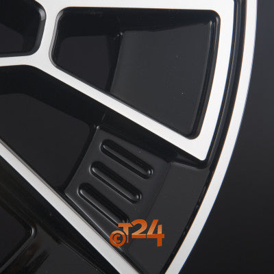 FONDMETAL Velgen - 1972 Glossy Black Machined - 20 inch