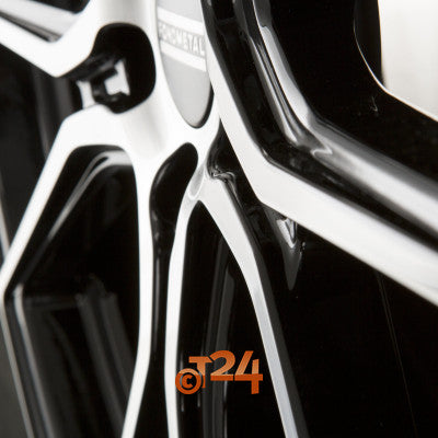 FONDMETAL Velgen - STC-45 Glossy Black Machined - 20 inch